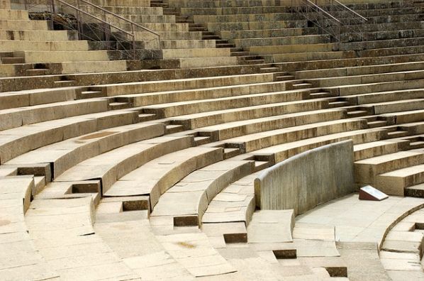 How did the Roman Theater develop